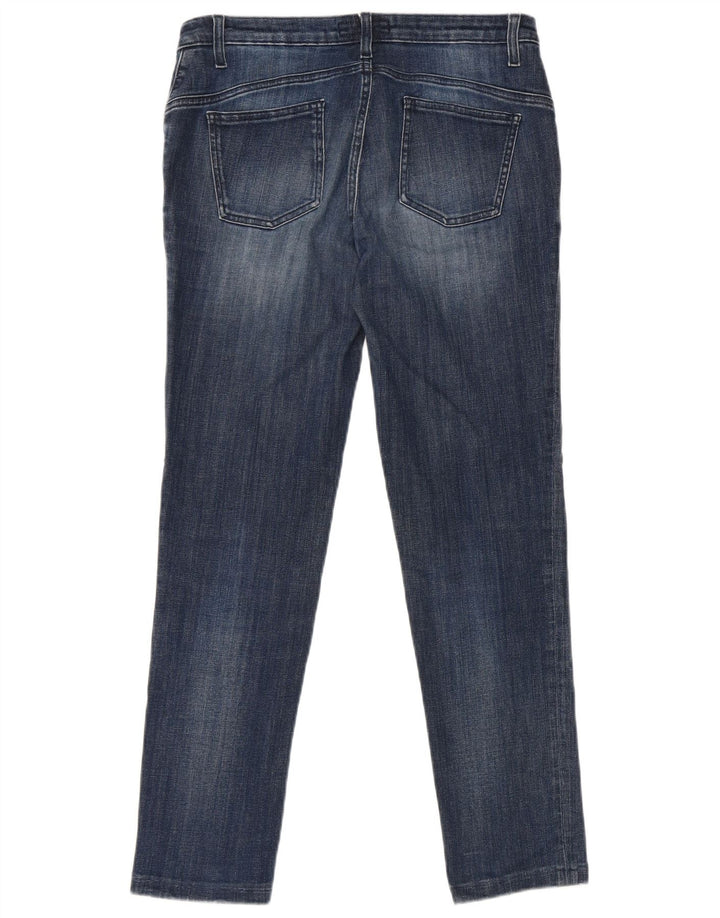 Женские узкие джинсы Trussardi W28 L28 синие, хлопок