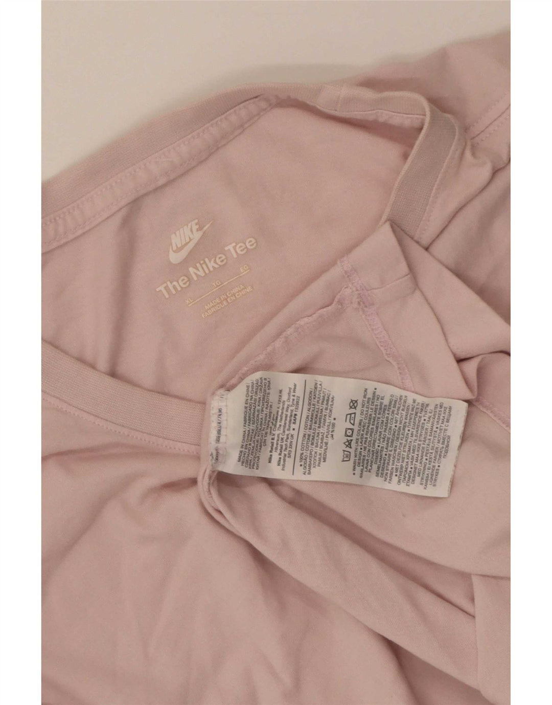 Мужская футболка Nike Top XL, розовый хлопок