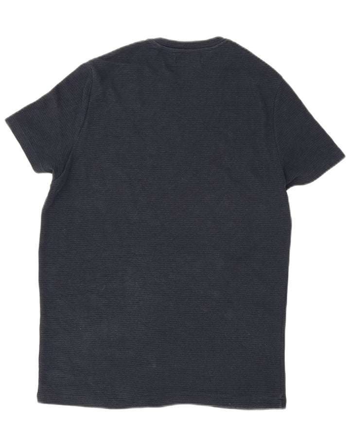 Мужская футболка Zara Top Small Темно-синяя