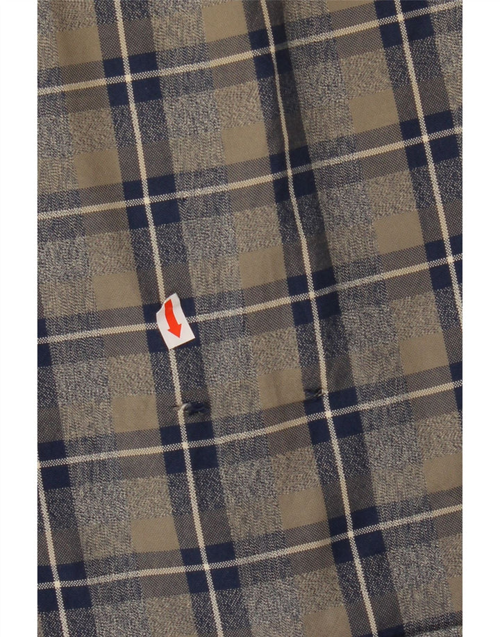 Мужская рубашка узкого кроя J. Crew, большой размер, разноцветная клетка, хлопок