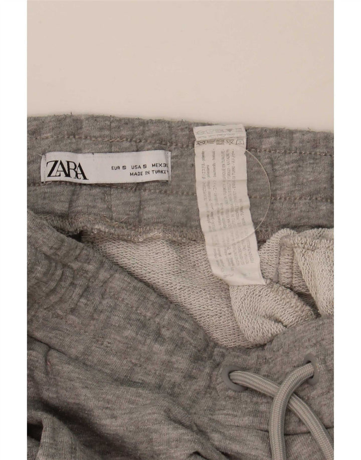 Женский спортивный костюм Zara Брюки-джоггеры UK 8, маленький серый полиэстер