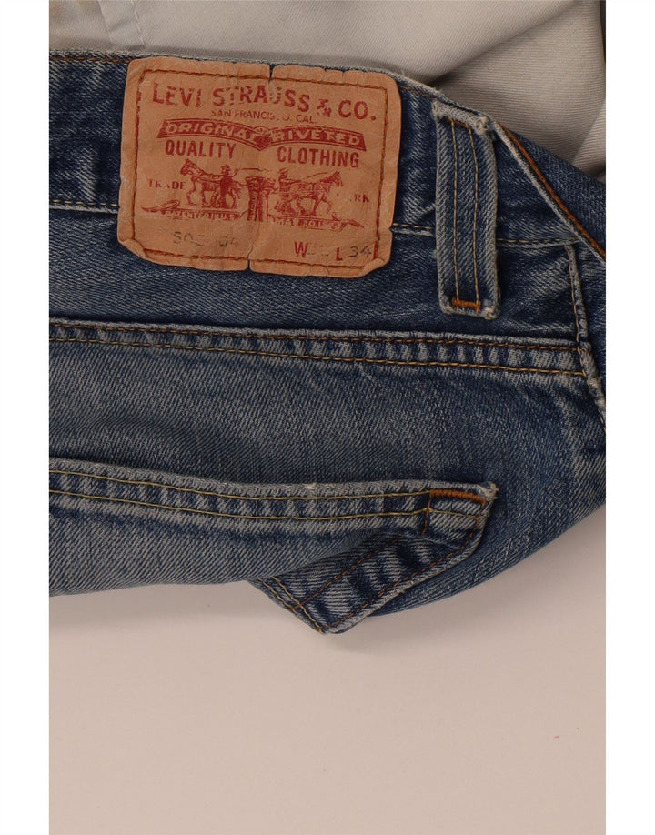 Мужские стандартные прямые джинсы Levi's W32 L34 синие