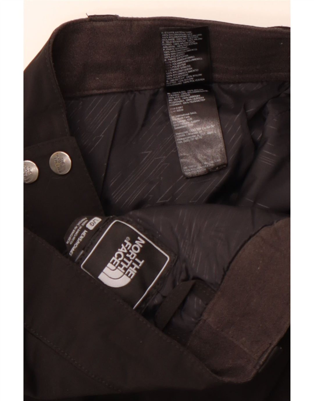 Мужские лыжные брюки The North Face, большие W37 L30, черный нейлон