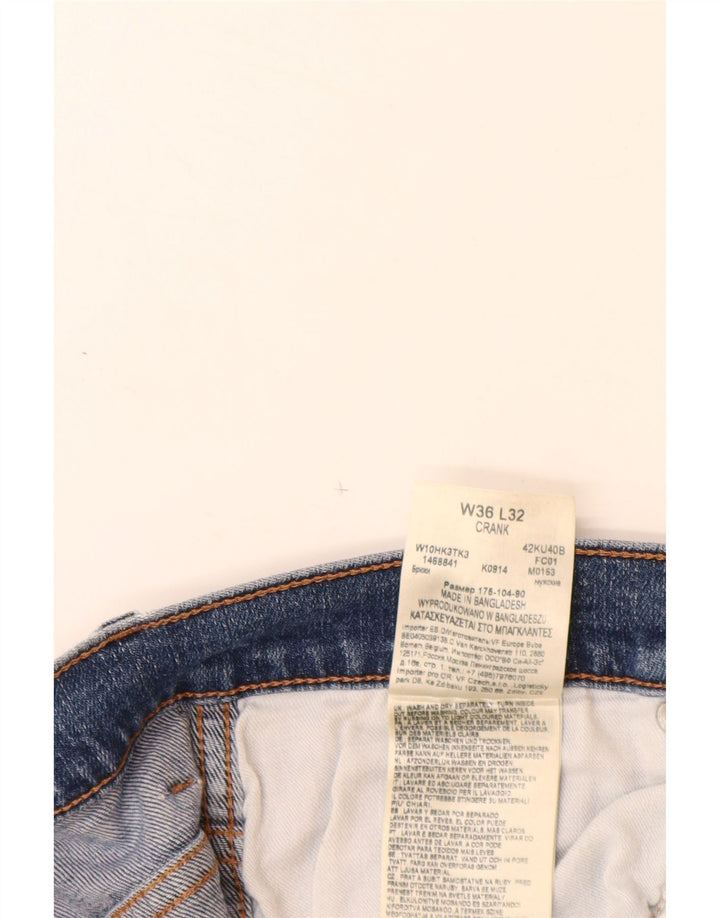 Женские прямые джинсы WRANGLER W36 L32, синий хлопок