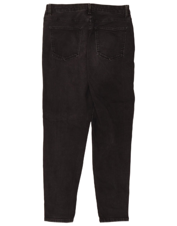 Женские джинсы скинни Marks & Spencer UK 14, большие W32 L28, черный хлопок
