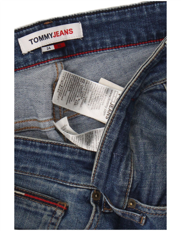 TOMMY HILFIGER Мужские узкие джинсы W34 L27 Синие, хлопок