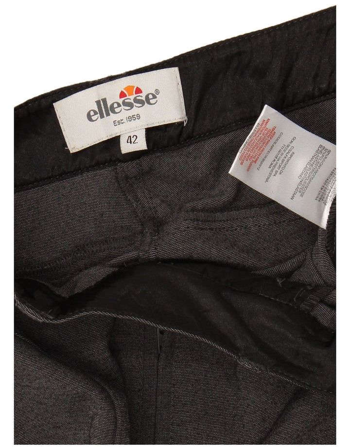 ELLESSE Женские узкие брюки-чинос IT 42 Medium W28 L27 Серый вискоза