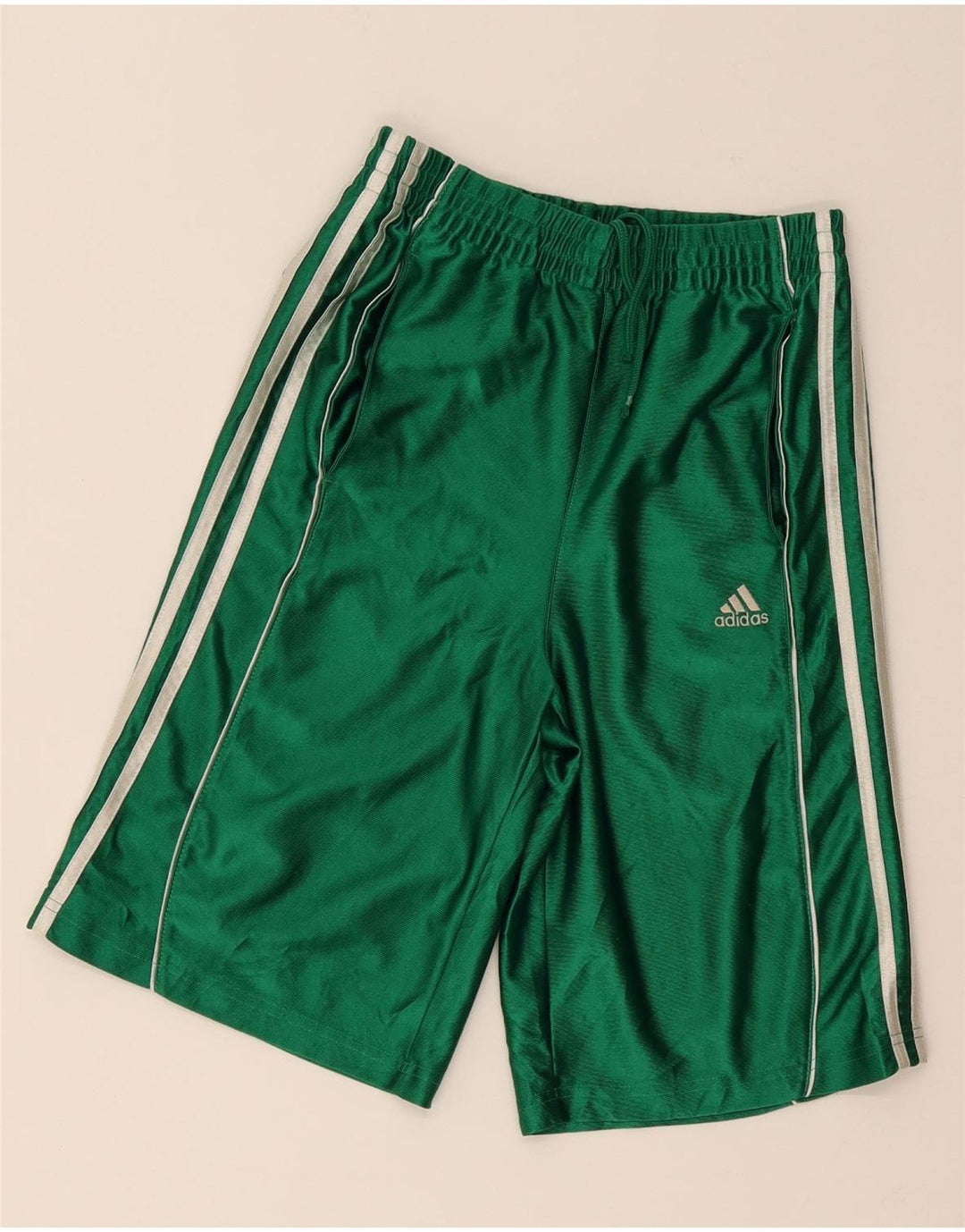 Спортивные шорты Adidas для мальчиков 10-11 лет, средний зеленый полиэстер
