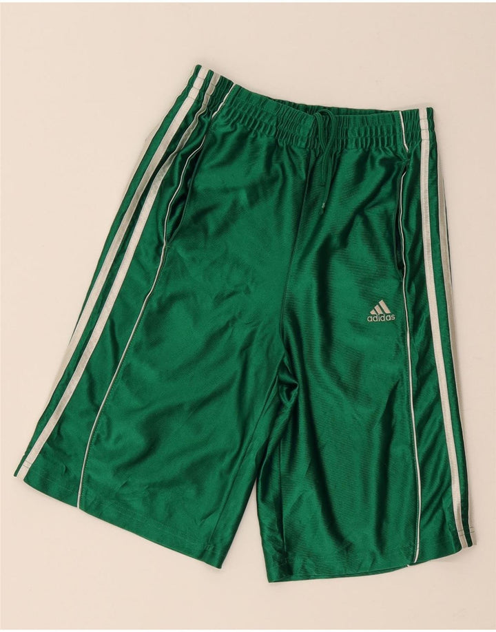 Спортивные шорты Adidas для мальчиков 10-11 лет, средний зеленый полиэстер