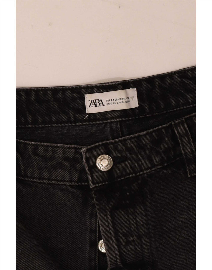 Женские джинсовые шорты Zara EU 44 XL W34, черные