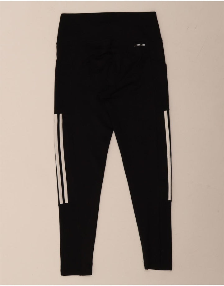 Женские леггинсы ADIDAS Aeroready UK 12/14, средний черный полиэстер