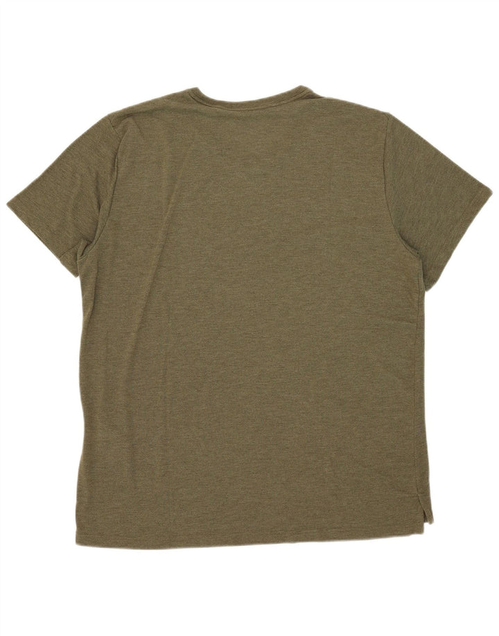Мужская футболка Nike Dri Fit Top XL, зеленый полиэстер