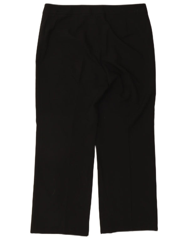 Женские прямые повседневные брюки Marks & Spencer UK 16, большие W34 L29, черные