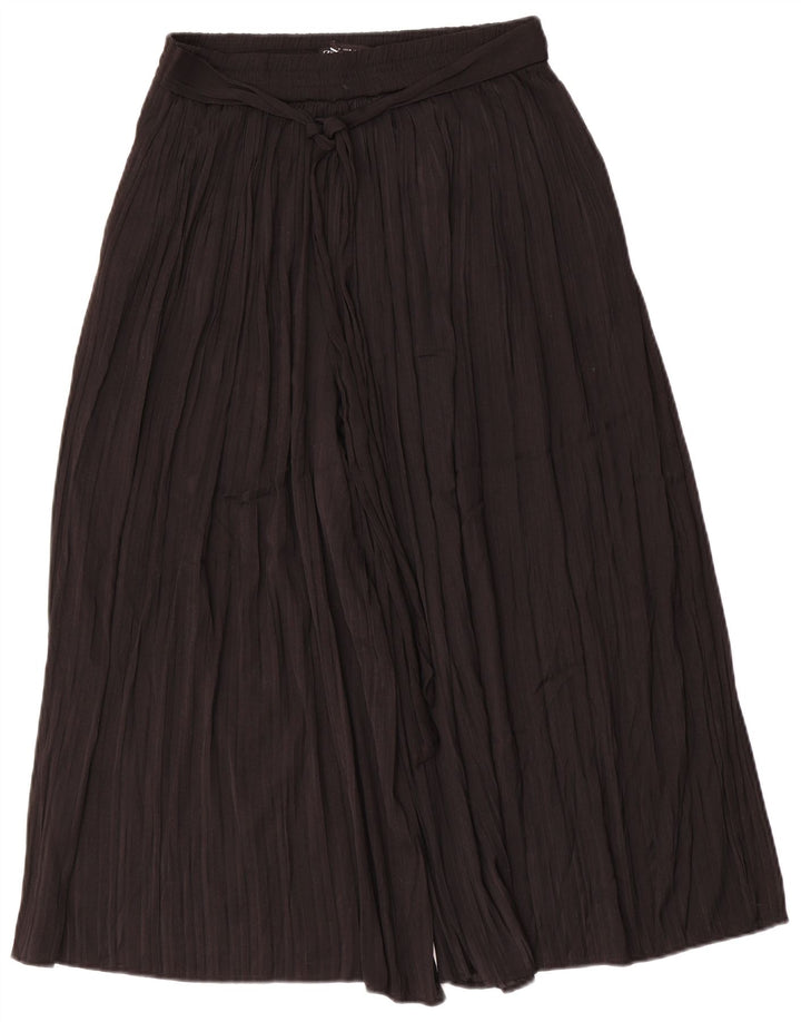 Женские брюки-капри Zara, средние W30 L22, черный полиэстер