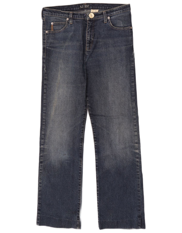 Женские прямые джинсы Armani W29 L29 синие, хлопок