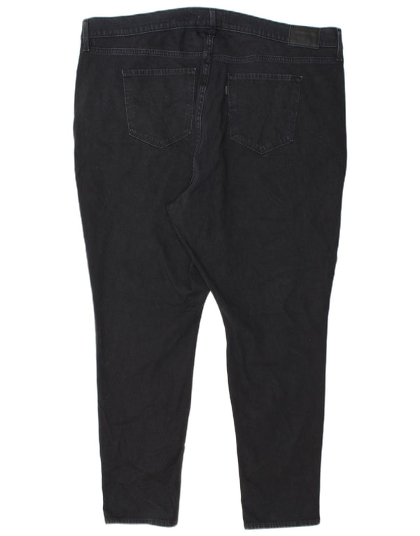 LEVI'S Womens 721 High Rise Skinny Jeans US 22 2XL W42 L27 Navy Blue