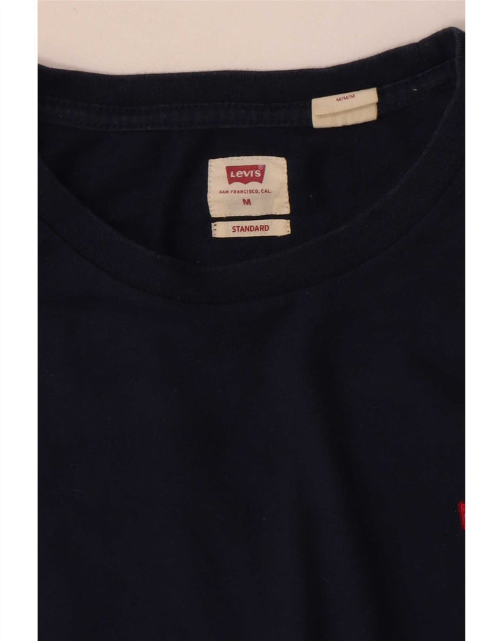 Мужская футболка Levi's Standard Top среднего размера, темно-синяя