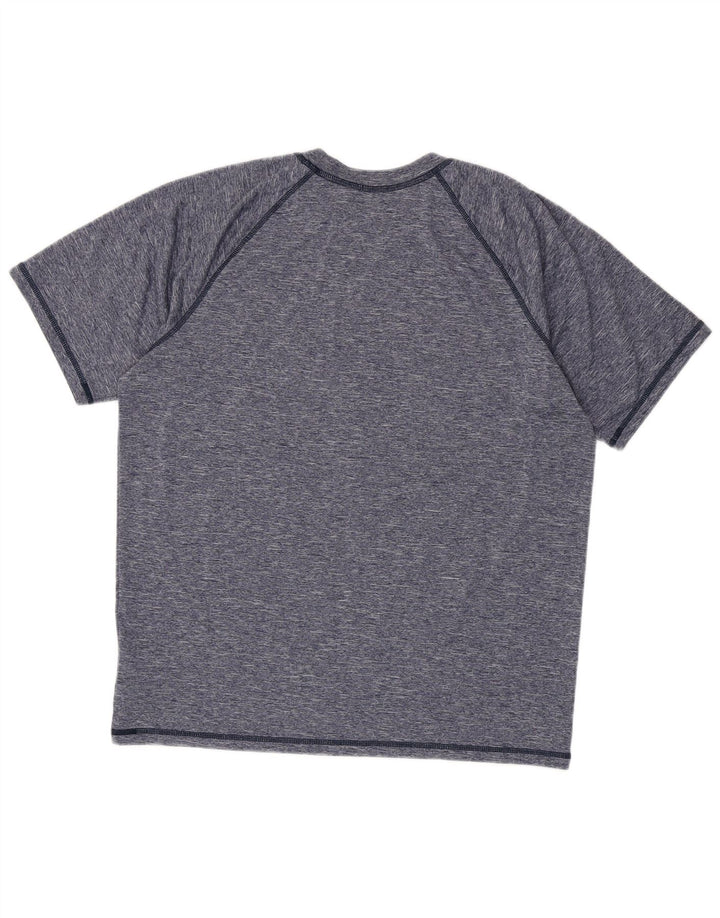 Мужская футболка Nike Dri Fit, большой темно-синий полиэстер с крапинками