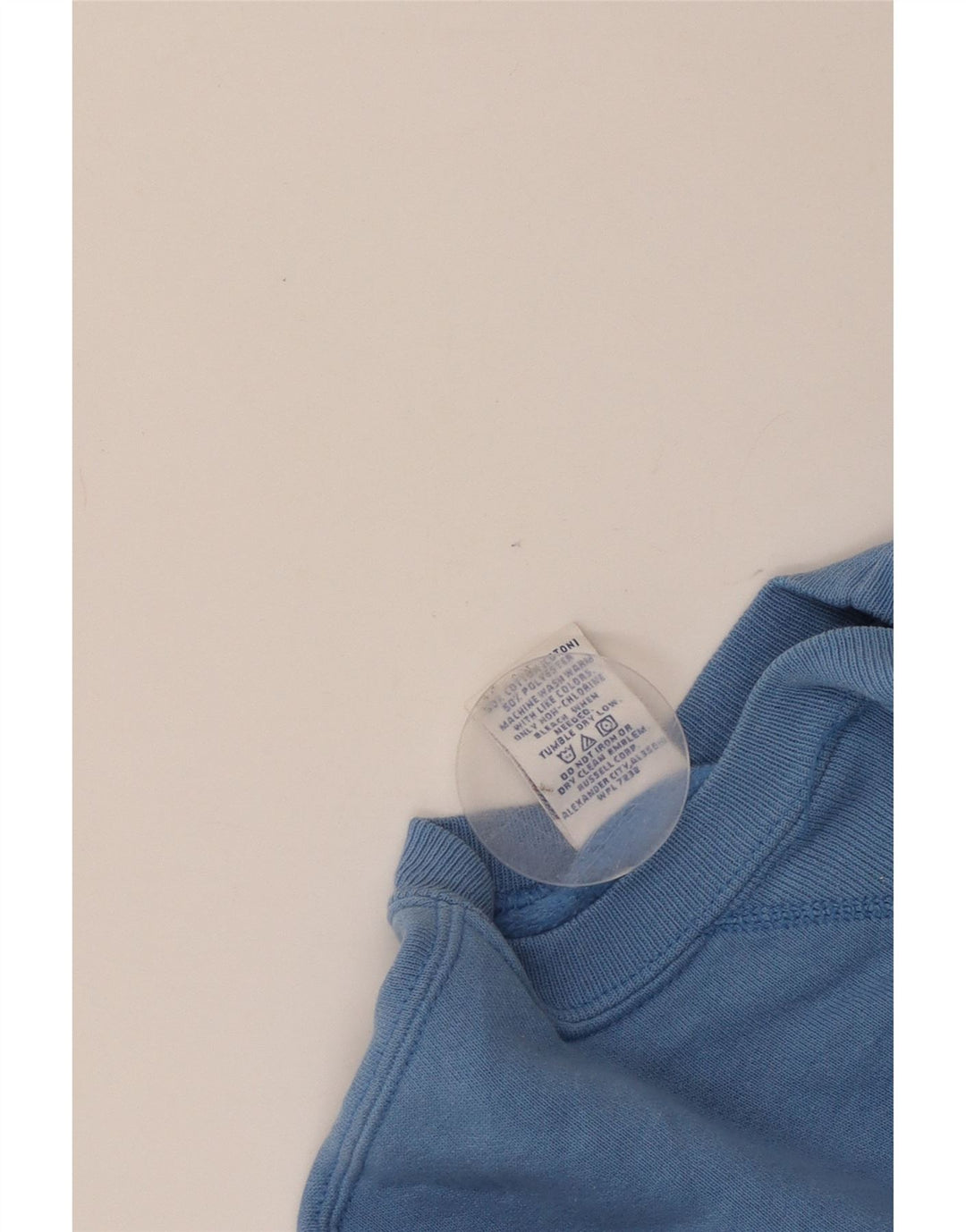 Свитшот Russell Athletic для мальчиков, 11-12 лет, синий хлопковый джемпер