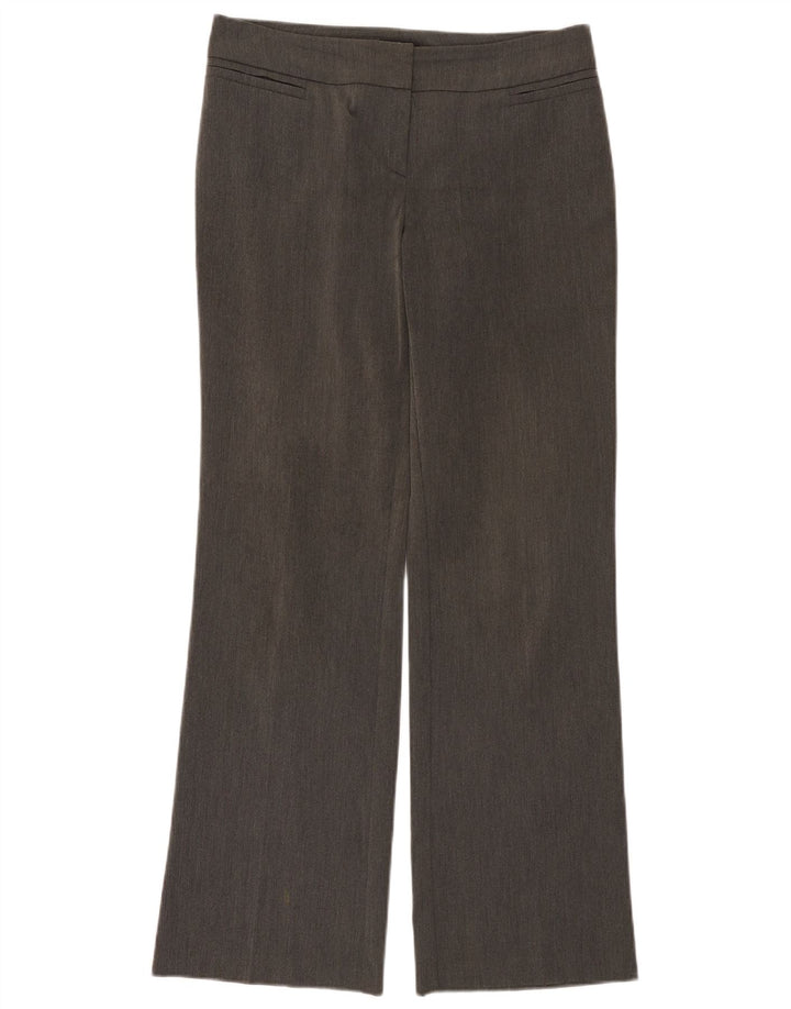 Женские повседневные брюки SASHA Bootcut, размер США 12, большие размеры W32 L32, серый полиэстер