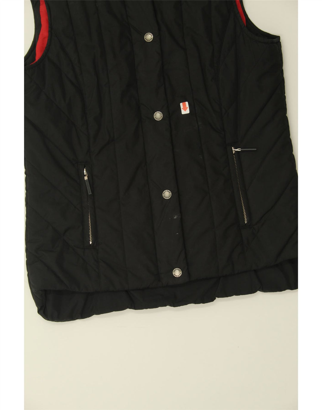 TOMMY HILFIGER Womens Padded Gilet UK 12 Medium Black Vintage Tommy Hilfiger and Second-Hand Tommy Hilfiger from Messina Hembry 