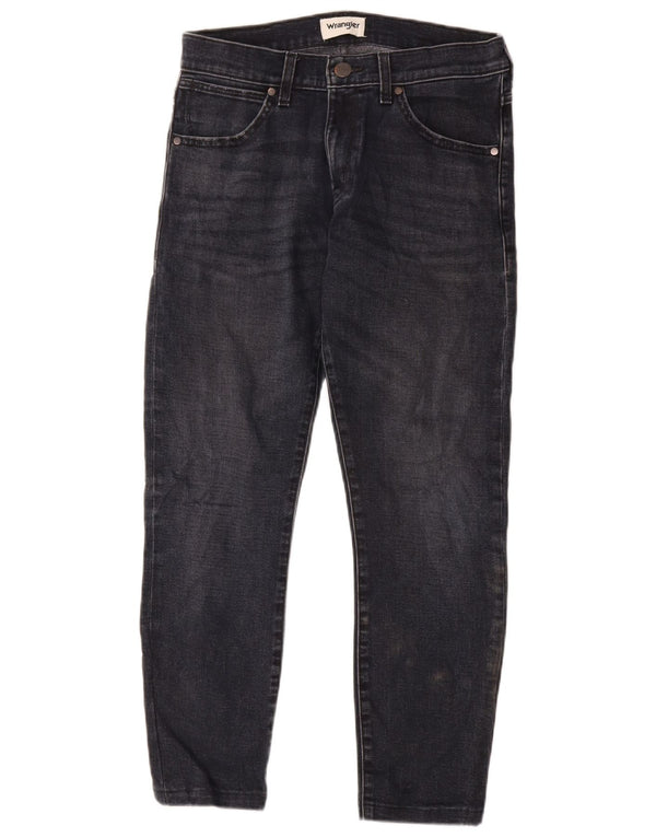 Мужские джинсы Wrangler Larston Slim W29 L26, темно-синий хлопок