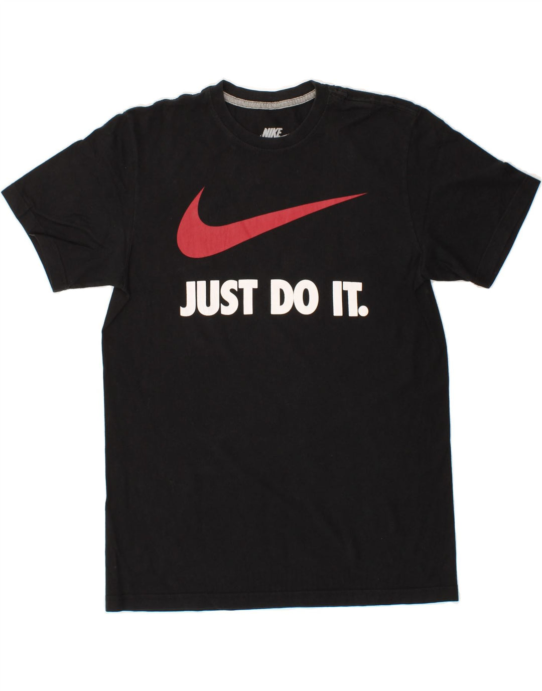 NIKE Mens Regular Fit Graphic T-Shirt Top Medium Black Cotton Vintage Nike and Second-Hand Nike from Messina Hembry 