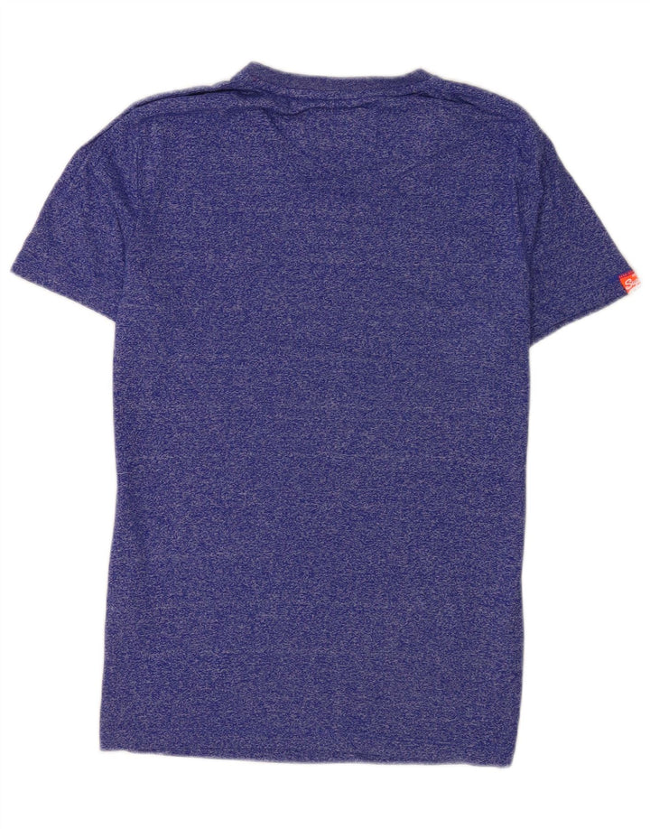 Мужская футболка Superdry, маленький синий крапчатый хлопок