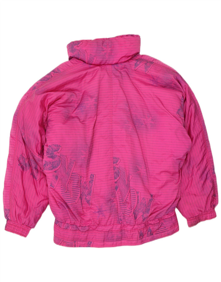 Женская лыжная куртка Etirel Oversized с графическим рисунком EU 40, средний цвет в розовую полоску