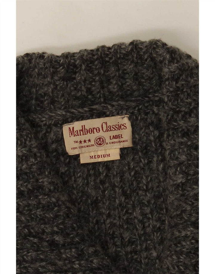 Женский укороченный кардиган Marlboro Classics UK 14, средний серый в крапинку