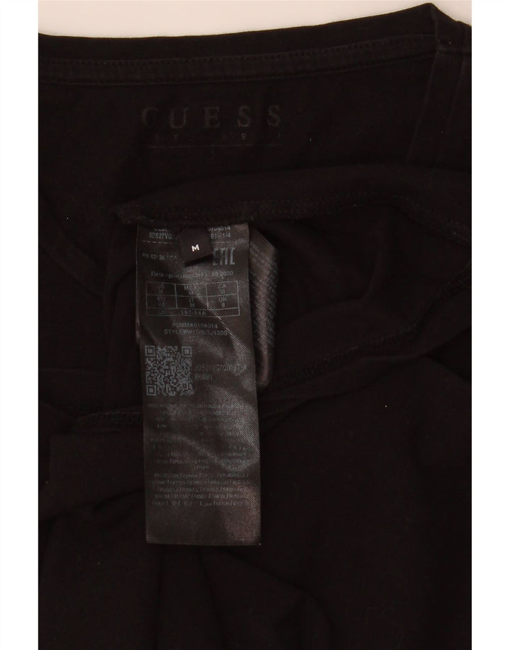 Женская футболка с рисунком Guess Top UK 8, маленькая черная