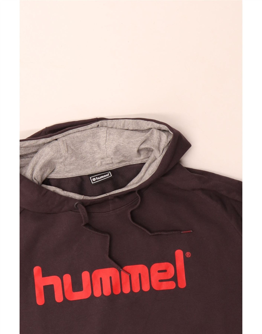 HUMMEL Мужской джемпер с капюшоном с рисунком XL, черный хлопок