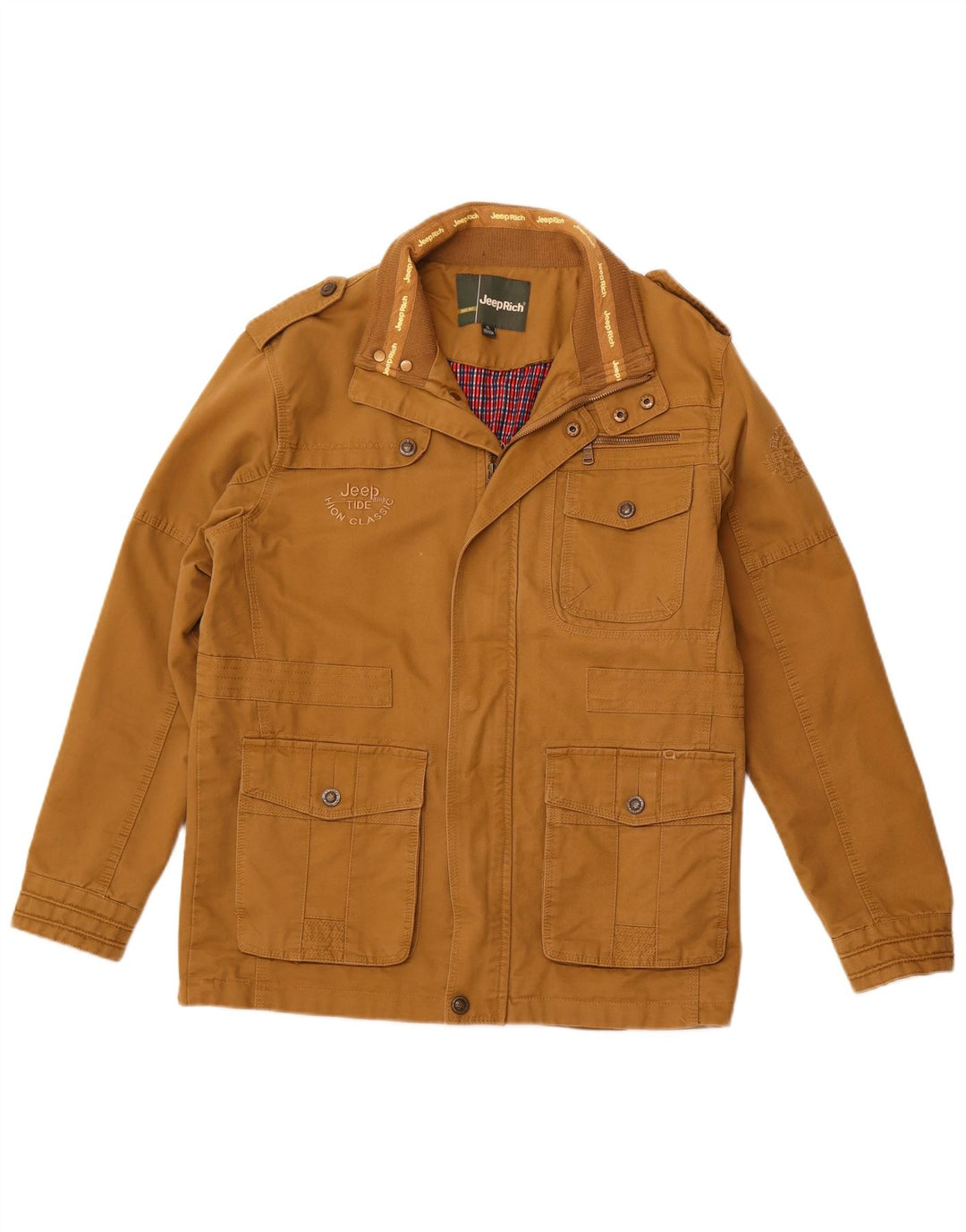 Мужская куртка в стиле милитари Jeep Rich UK 42 XL коричневая