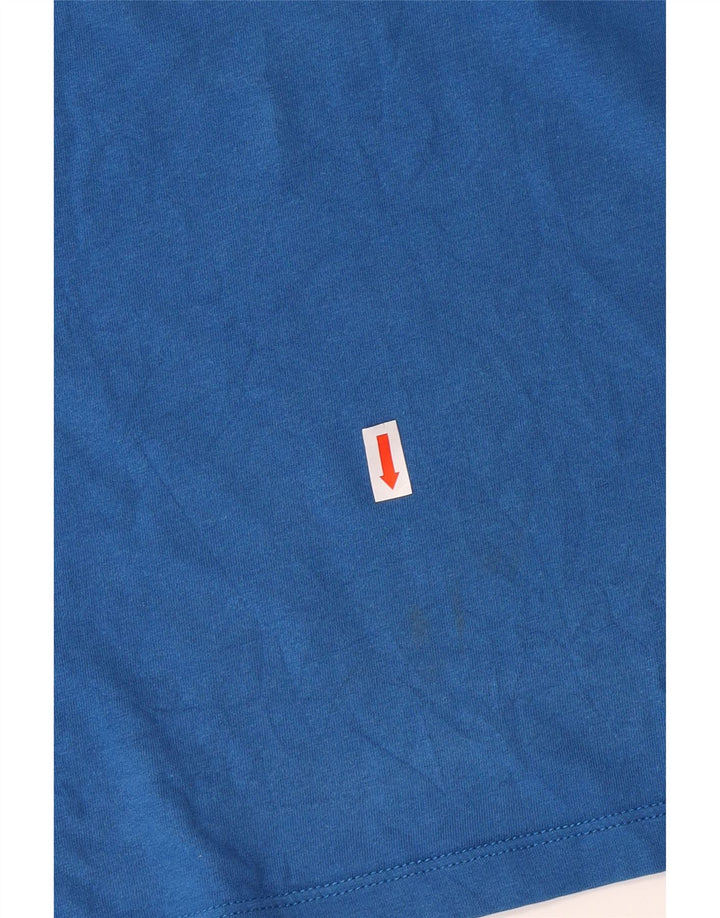 Женская футболка с графическим рисунком Jack Wolfskin, Великобритания, 22/24, 2XL, синяя, хлопок