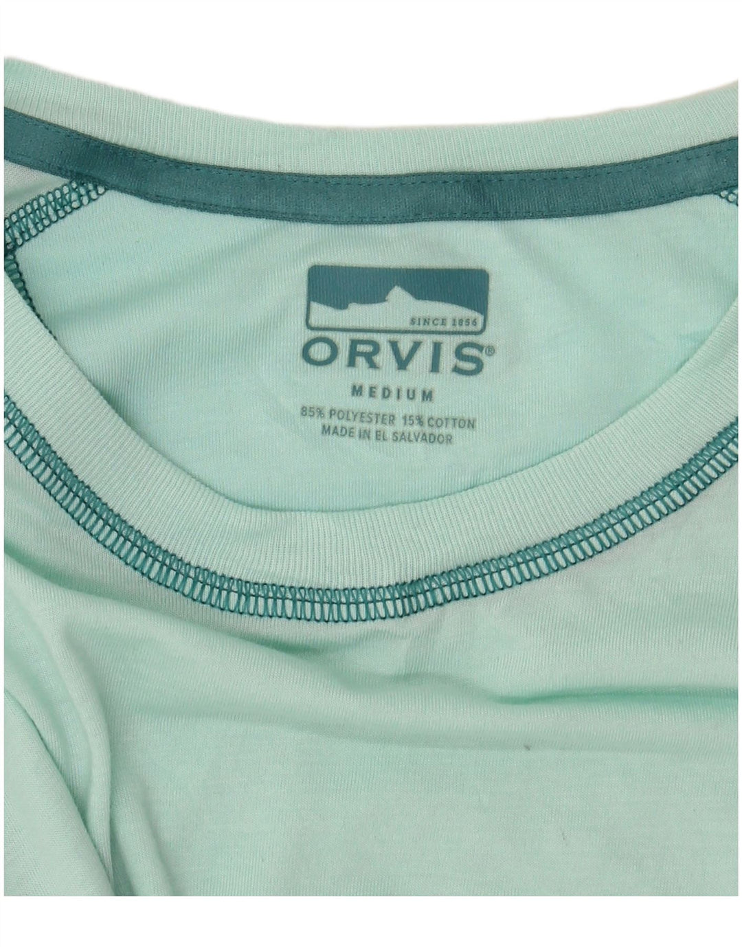 Мужской топ Orvis с длинным рукавом, средний зеленый полиэстер