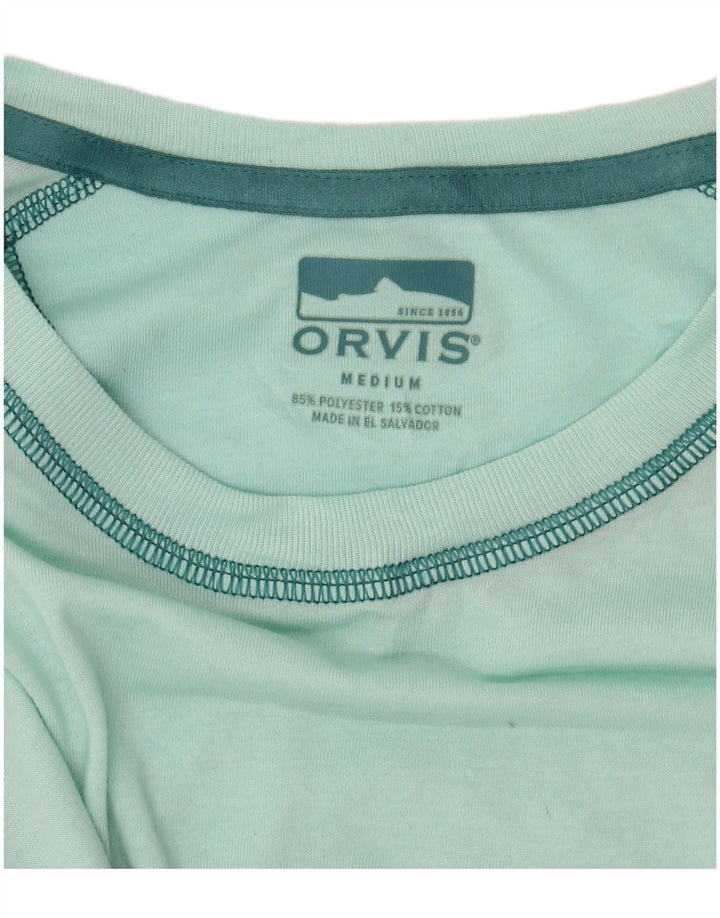 Мужской топ Orvis с длинным рукавом, средний зеленый полиэстер