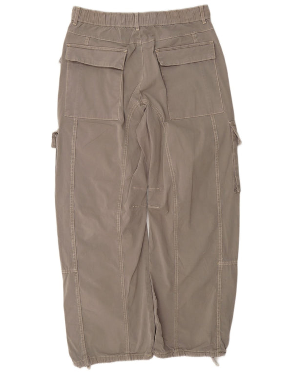 Женские прямые брюки карго Zara EU 38 Small W28 L28 Серые