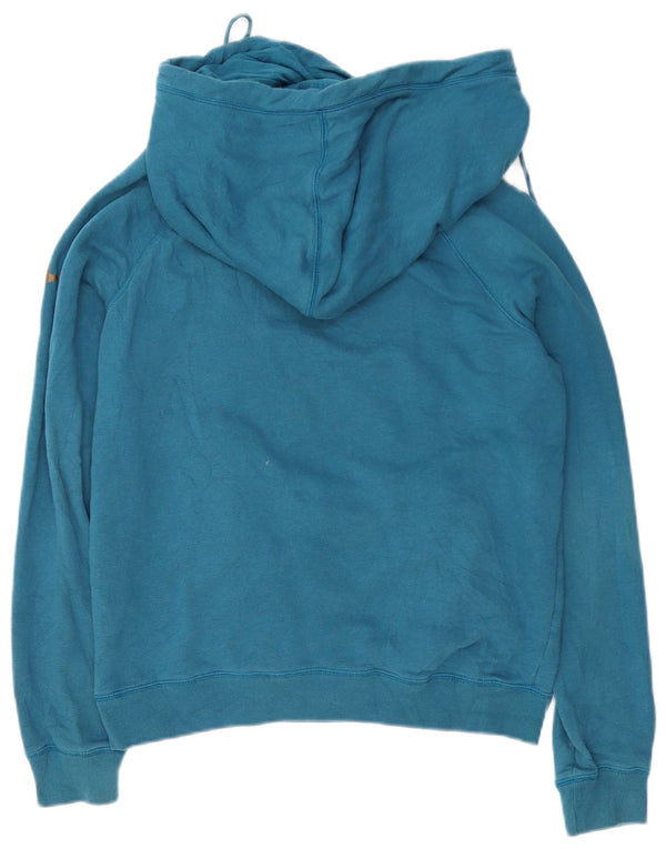 Женский джемпер с капюшоном Nike UK 14, средний синий, хлопок