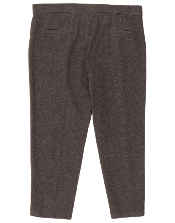 Escada Женские брюки-капри EU 40 Medium W34 L23 Серые шерстяные