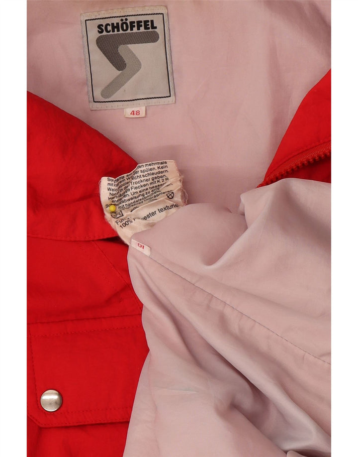 Мужская лыжная куртка-анорак свободного кроя Schoffel EU 48, средний красный полиэстер