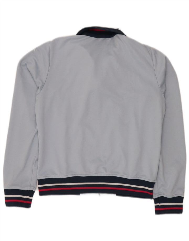 Женский спортивный костюм KAPPA, верхняя куртка UK 14, большой синий полиэстер с цветными блоками