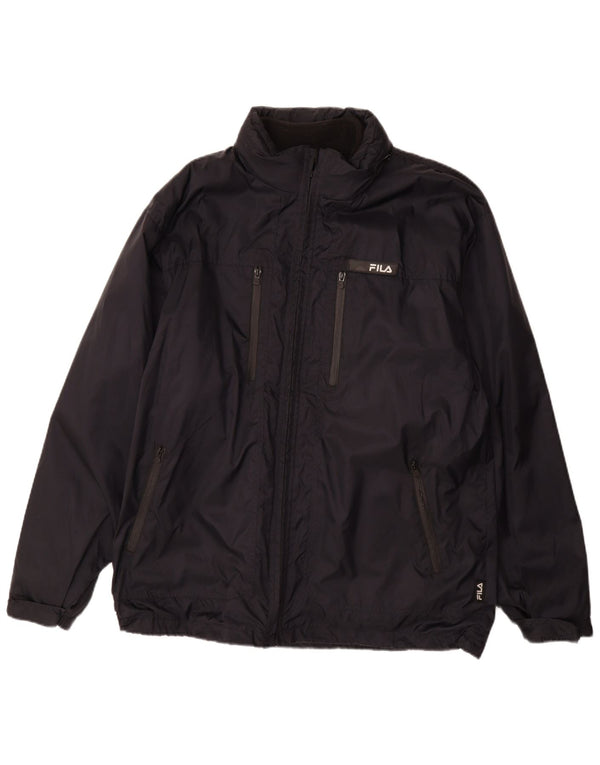 Мужская ветровка FILA UK 44 2XL Темно-синий Полиамид