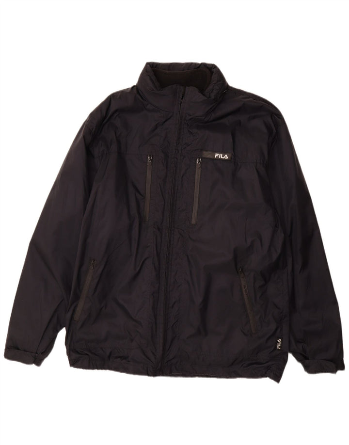 Мужская ветровка FILA UK 44 2XL Темно-синий Полиамид