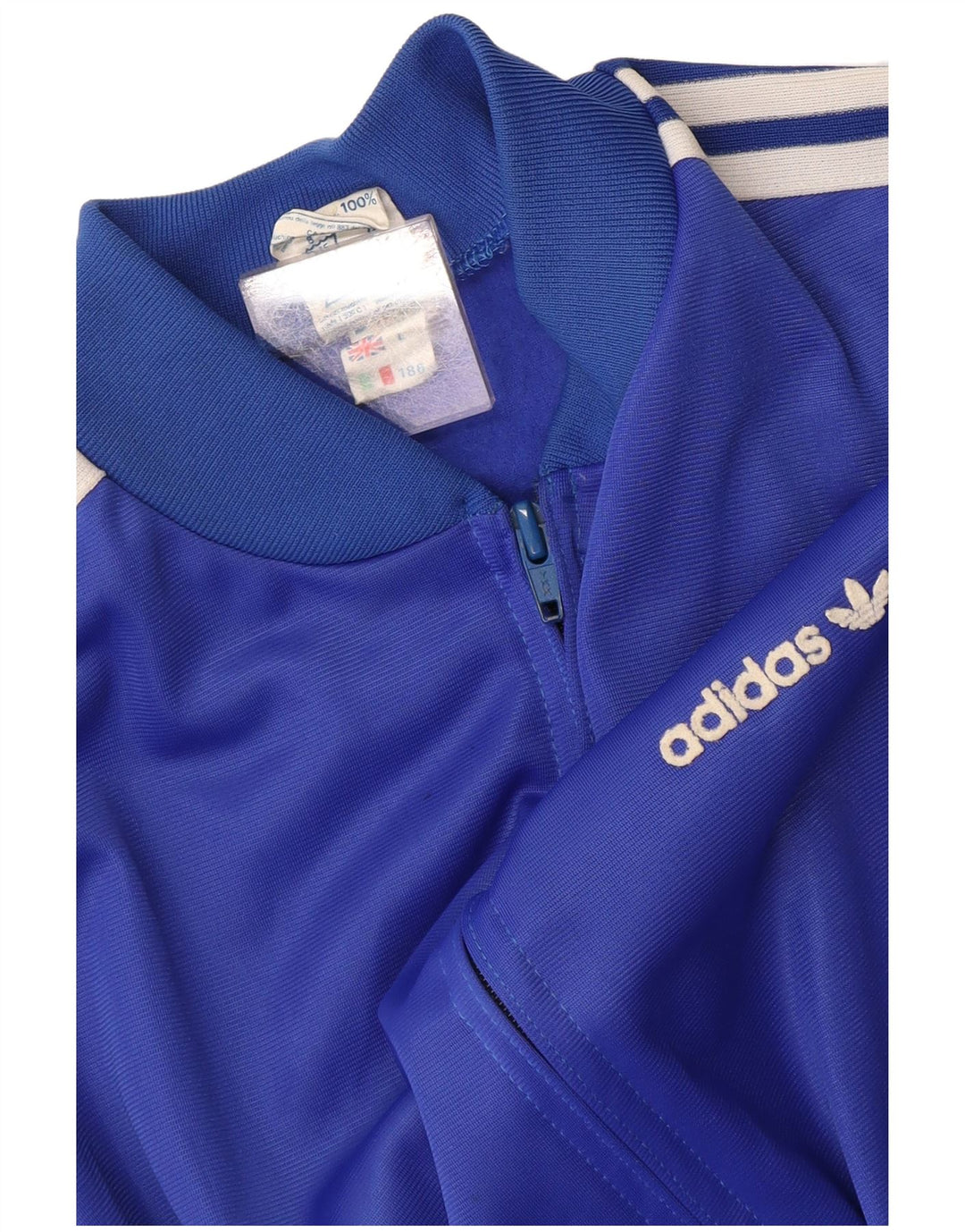 Мужская спортивная куртка Adidas, большая синяя полиэстер