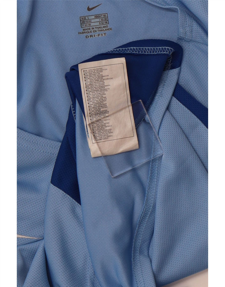 Мужской жилет NIKE Dri Fit UK 42/44, большой синий полиэстер с цветными блоками