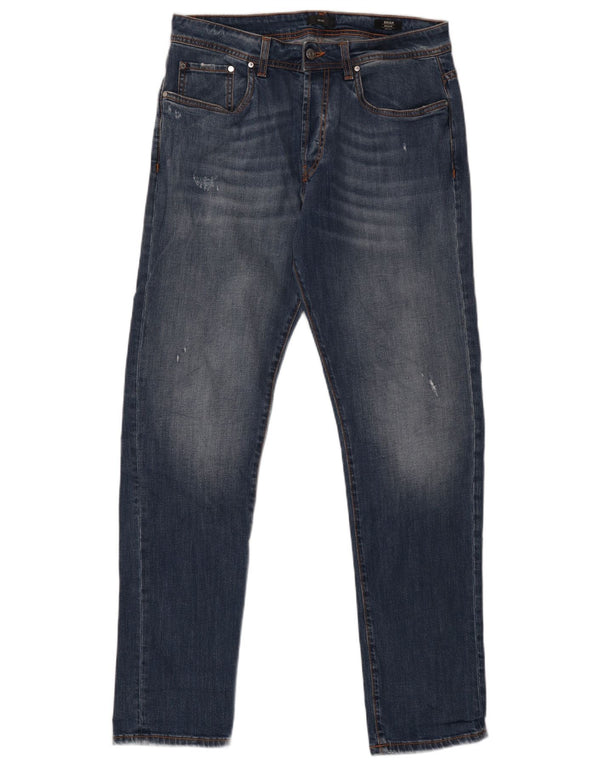 Мужские обычные прямые джинсы Liu Jo W33 L33 темно-синие