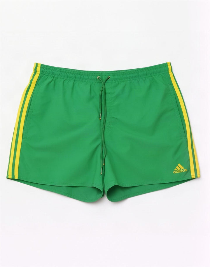 Мужские спортивные шорты Adidas, большой зеленый нейлон