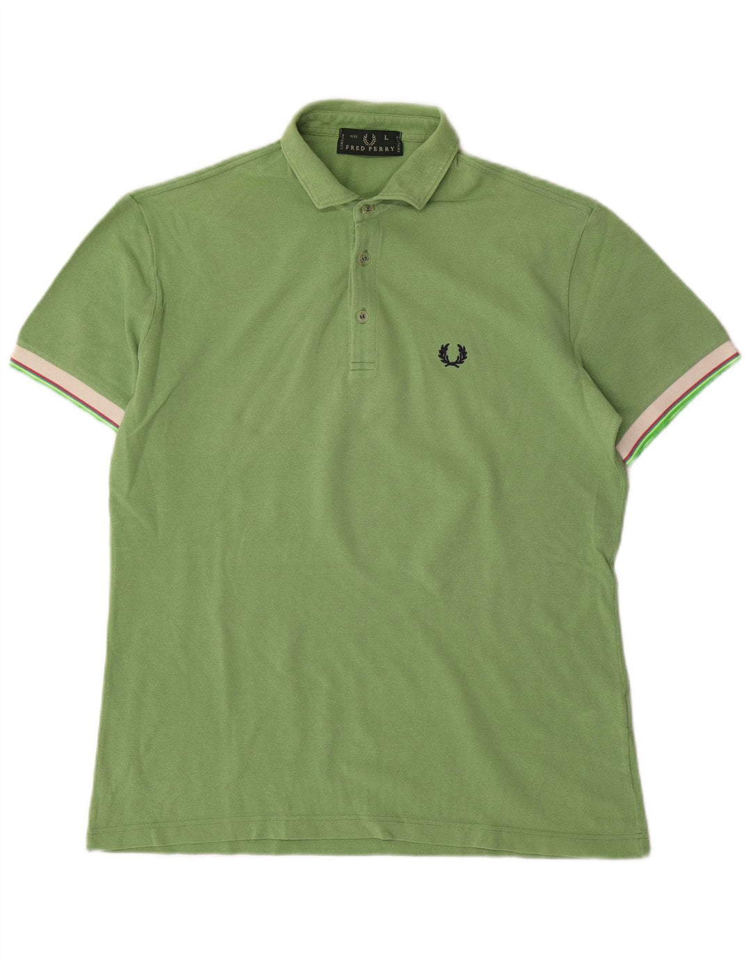 Мужская рубашка поло Fred Perry, большой зеленый хлопок