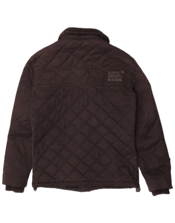 Мужская стеганая куртка Superdry The Windhiker UK 40, большая черная
