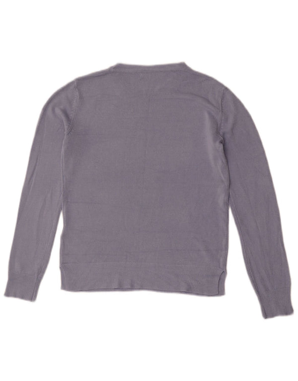 Женский джемпер с круглым вырезом Marks & Spencer UK 6 XS, синий акрил